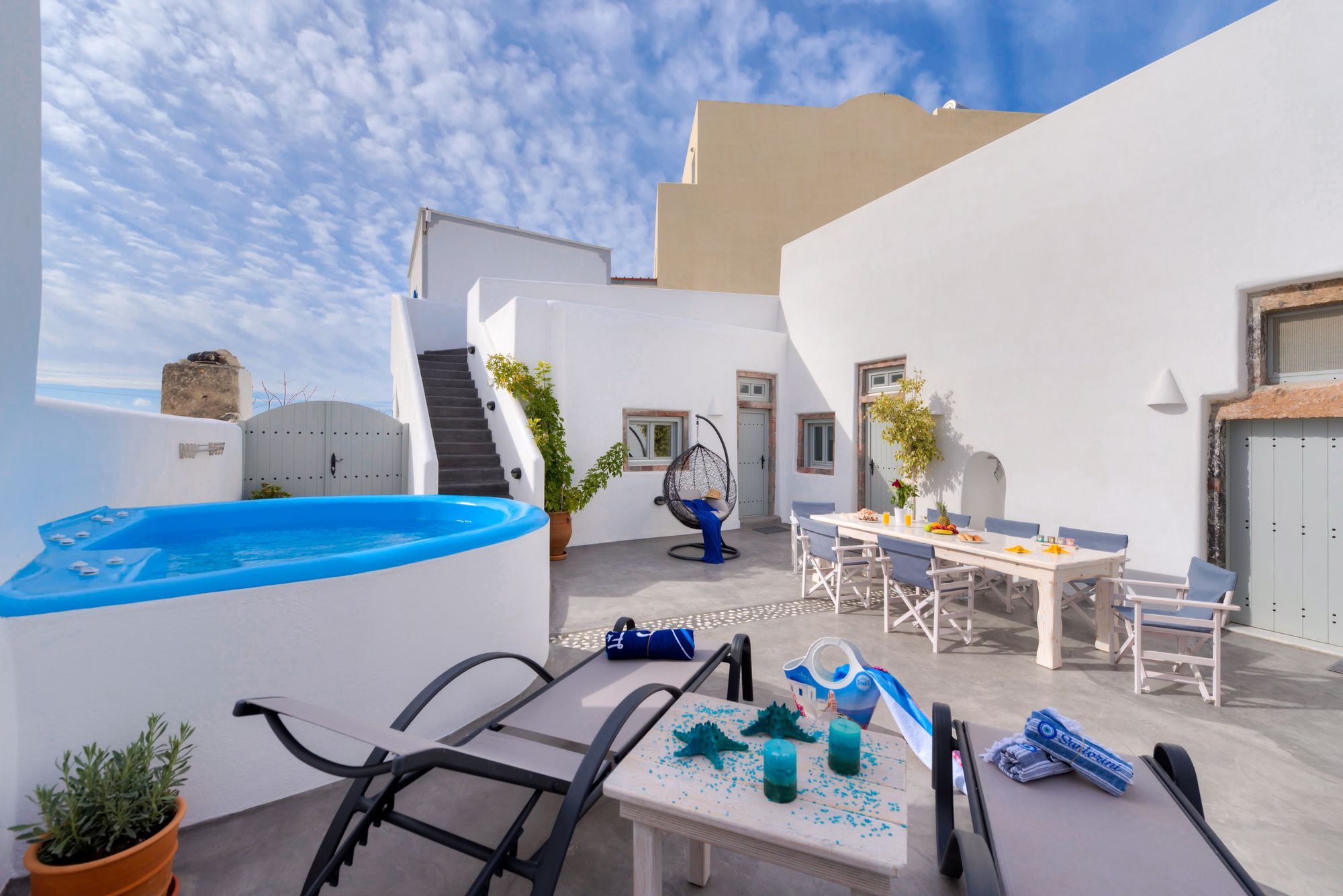 Nereids Villa Santorini Megalochori  Exterior foto