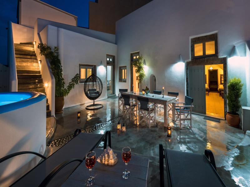 Nereids Villa Santorini Megalochori  Exterior foto