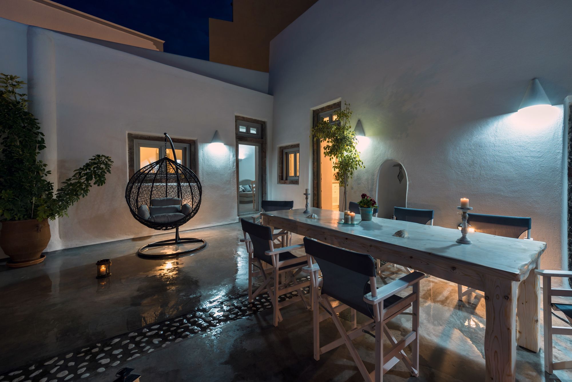 Nereids Villa Santorini Megalochori  Exterior foto