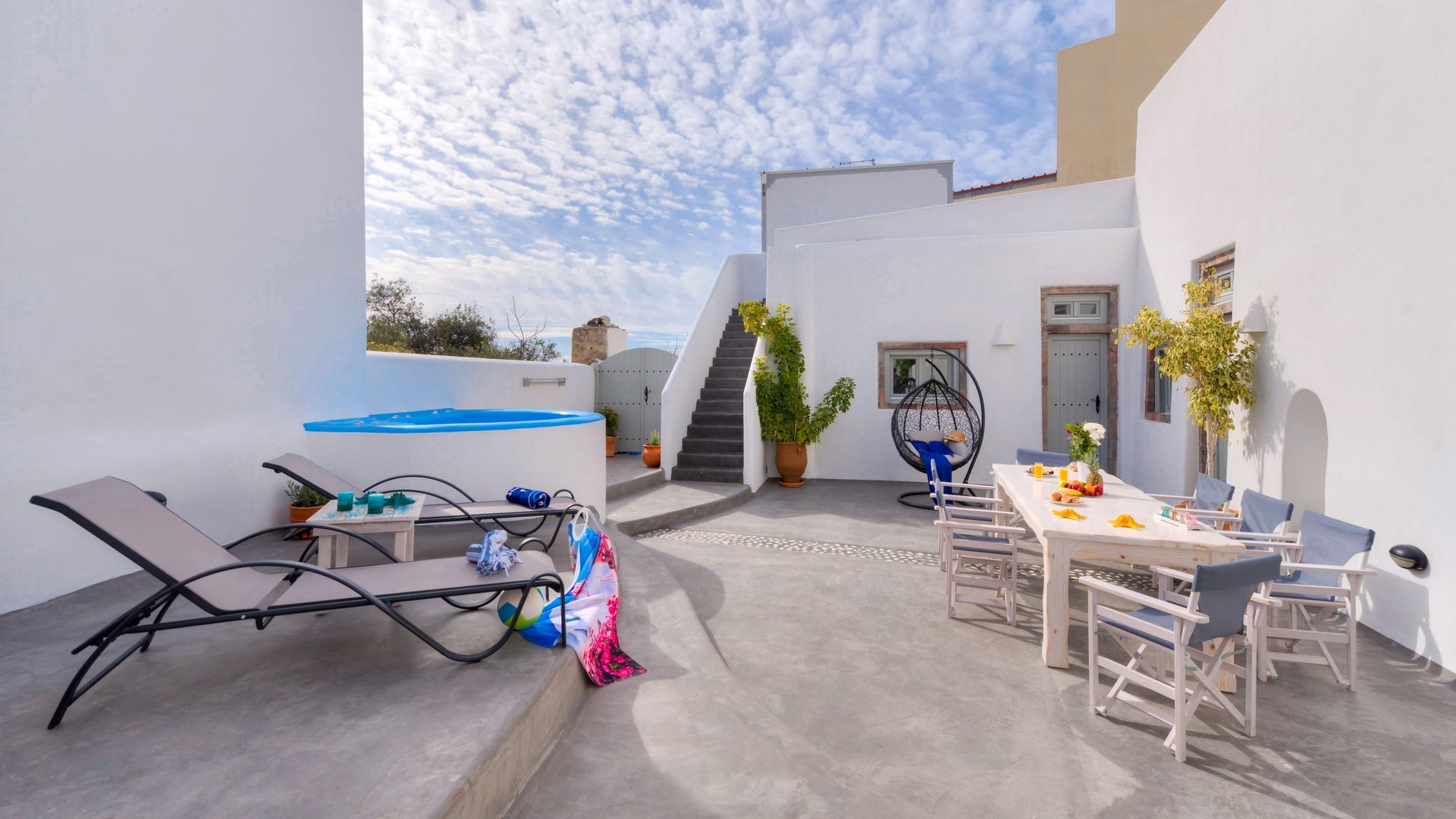 Nereids Villa Santorini Megalochori  Exterior foto